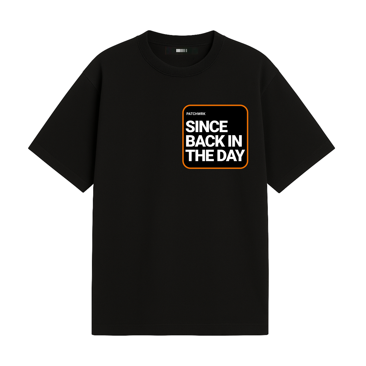 Black Velour Patch T-Shirt