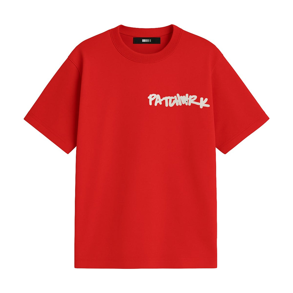 PATCHWRK (Patchwork) T-Shirt (Red)