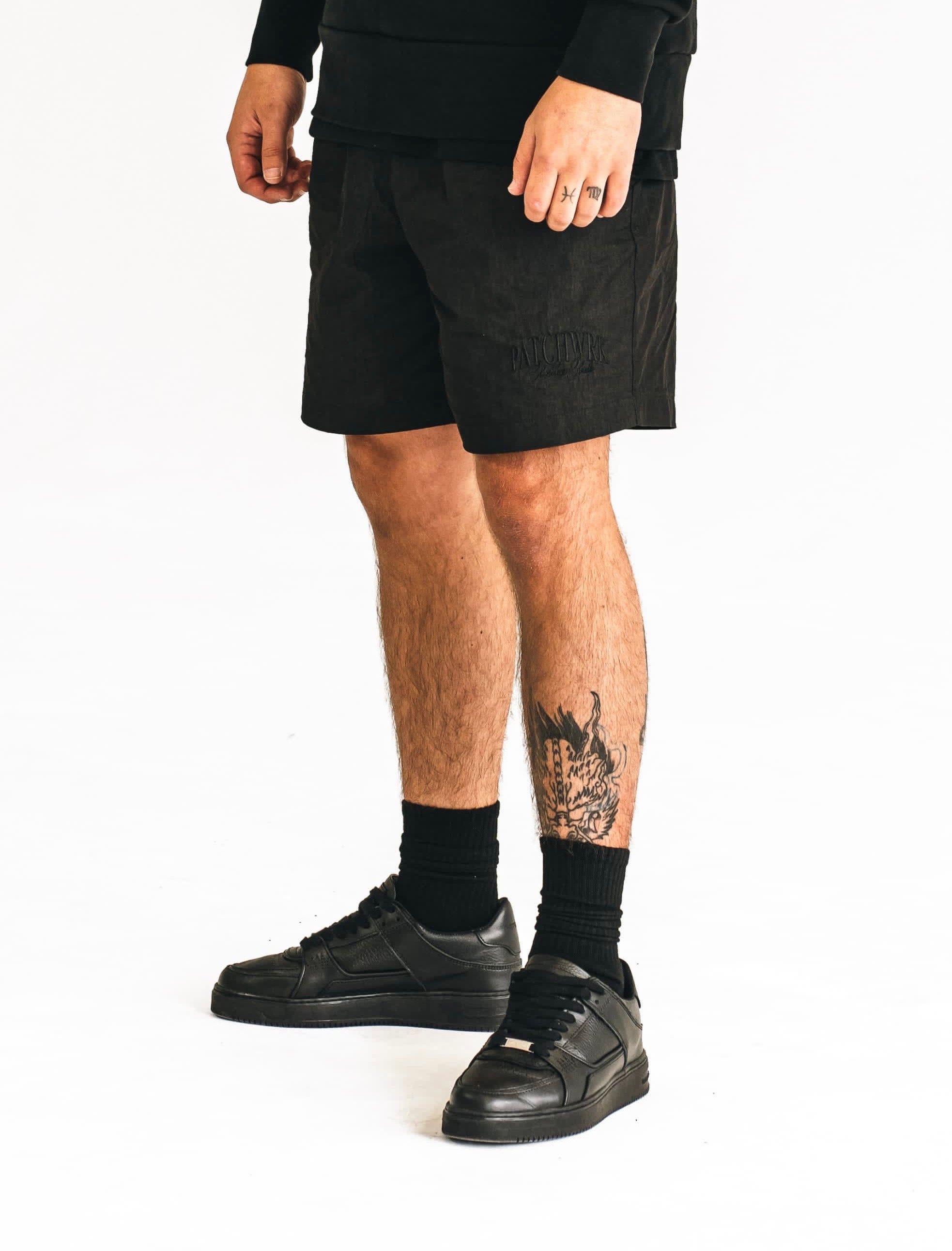 Clobber Club - Crest Emblem Shorts (Dark Logo)