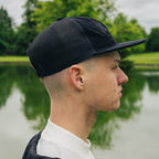 Black Cord Trucker Cap