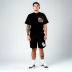 Black Velour Patch T-Shirt