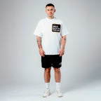 White Velour Patch T-Shirt