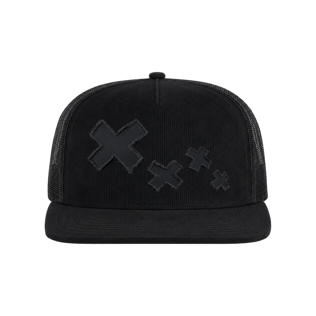 Black Cord Trucker Cap