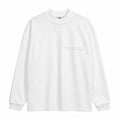 Triple White Long Sleeve T-Shirt