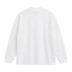 Triple White Long Sleeve T-Shirt