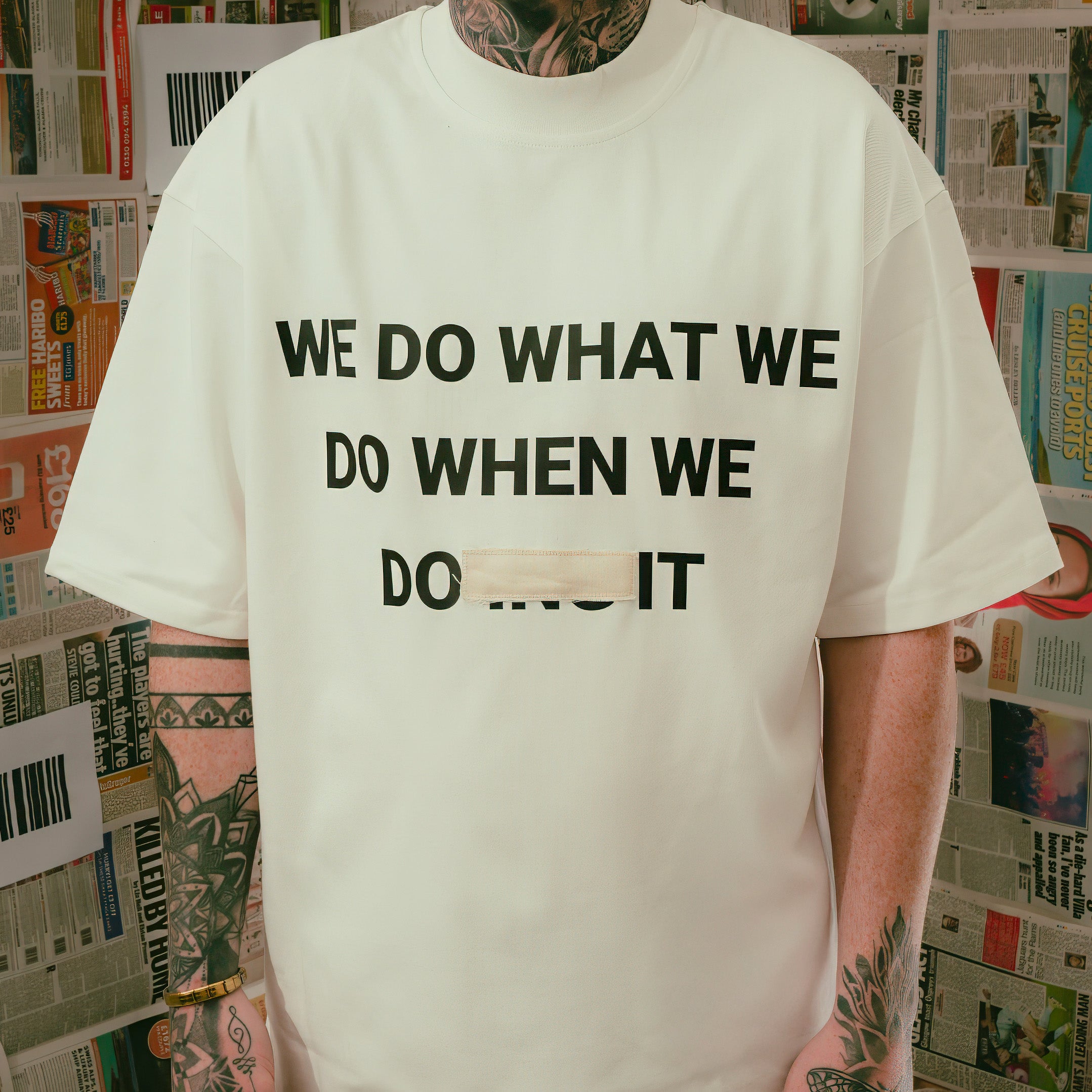 We Do What We Do T-Shirt (Off-White)