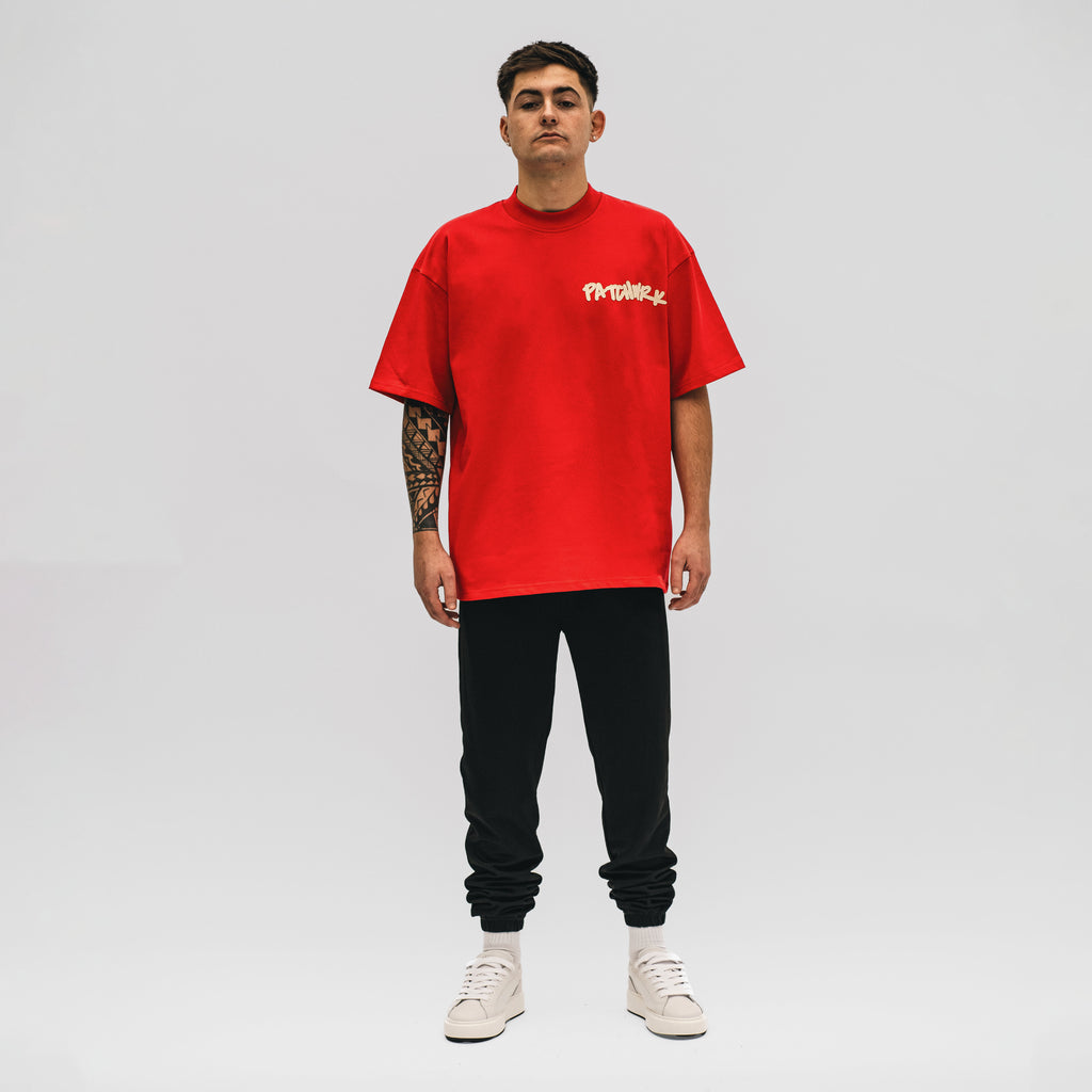 PATCHWRK (Patchwork) T-Shirt (Red)