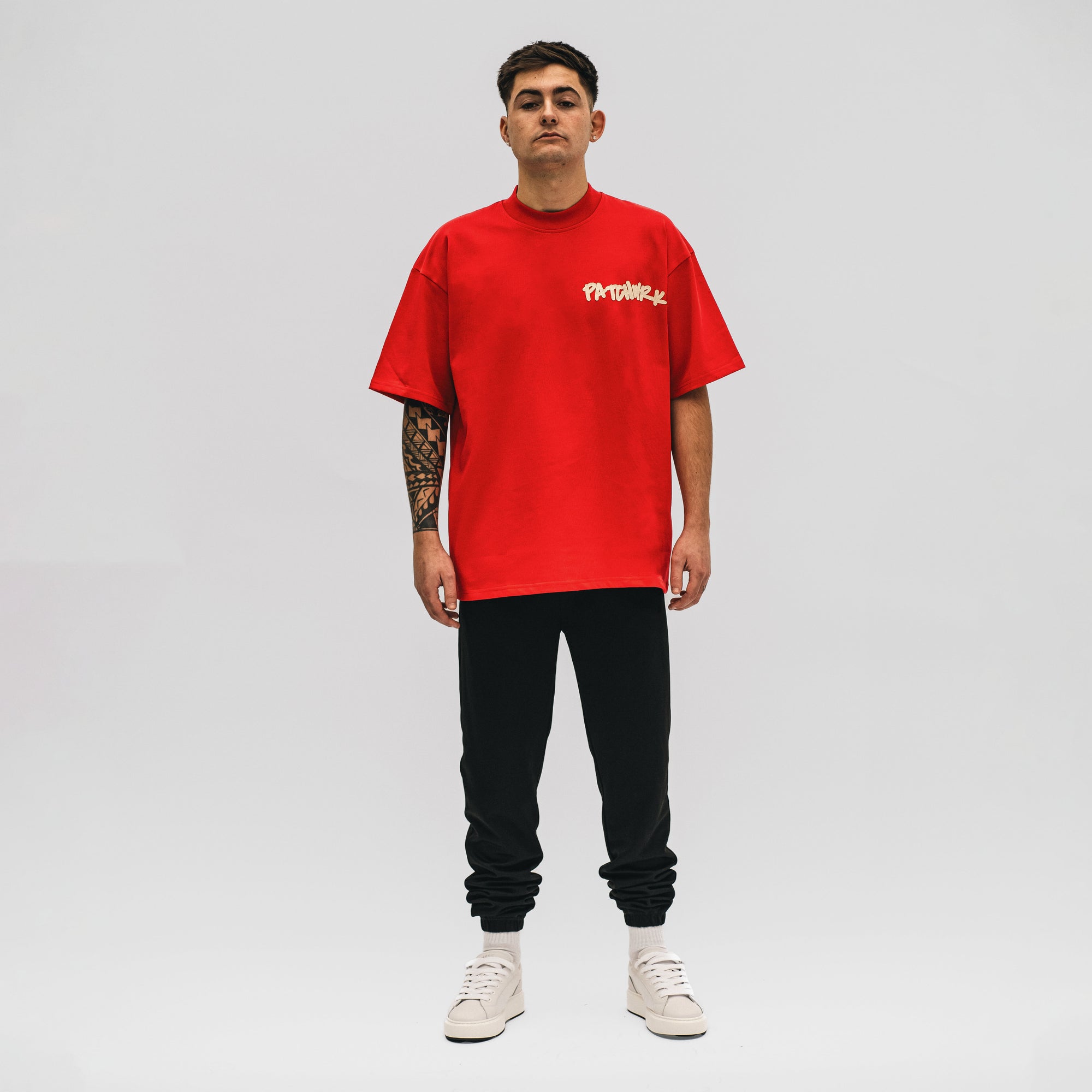 PATCHWRK (Patchwork) T-Shirt (Red)